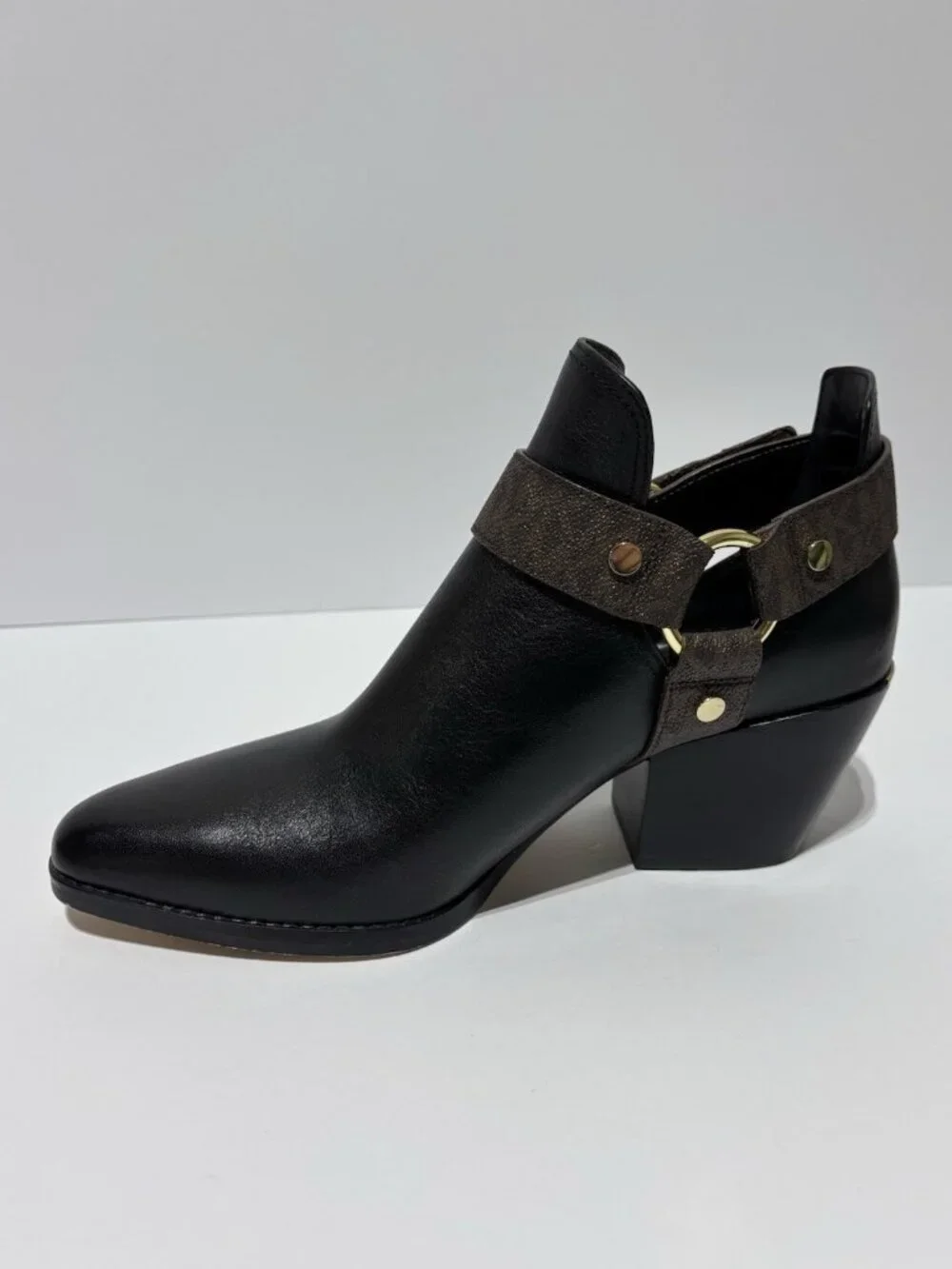 Michael Kors Women’s Pamela Black Ankle Booties, Size 9 M